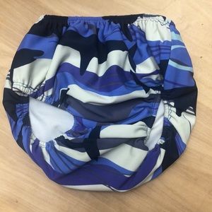Tuga 3T Reusable Swim Diaper (blue shark print)